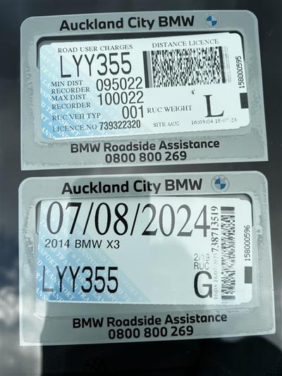 2014 BMW X3 thumbnail