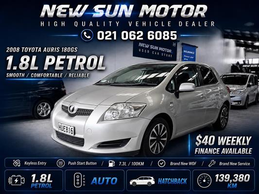 2008 Toyota Auris thumbnail